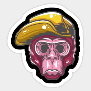 Blackout hype monkey Sticker